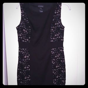 Black/lace dress size 6